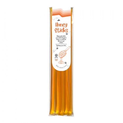 Peach Honey Straws (Pack of 5)